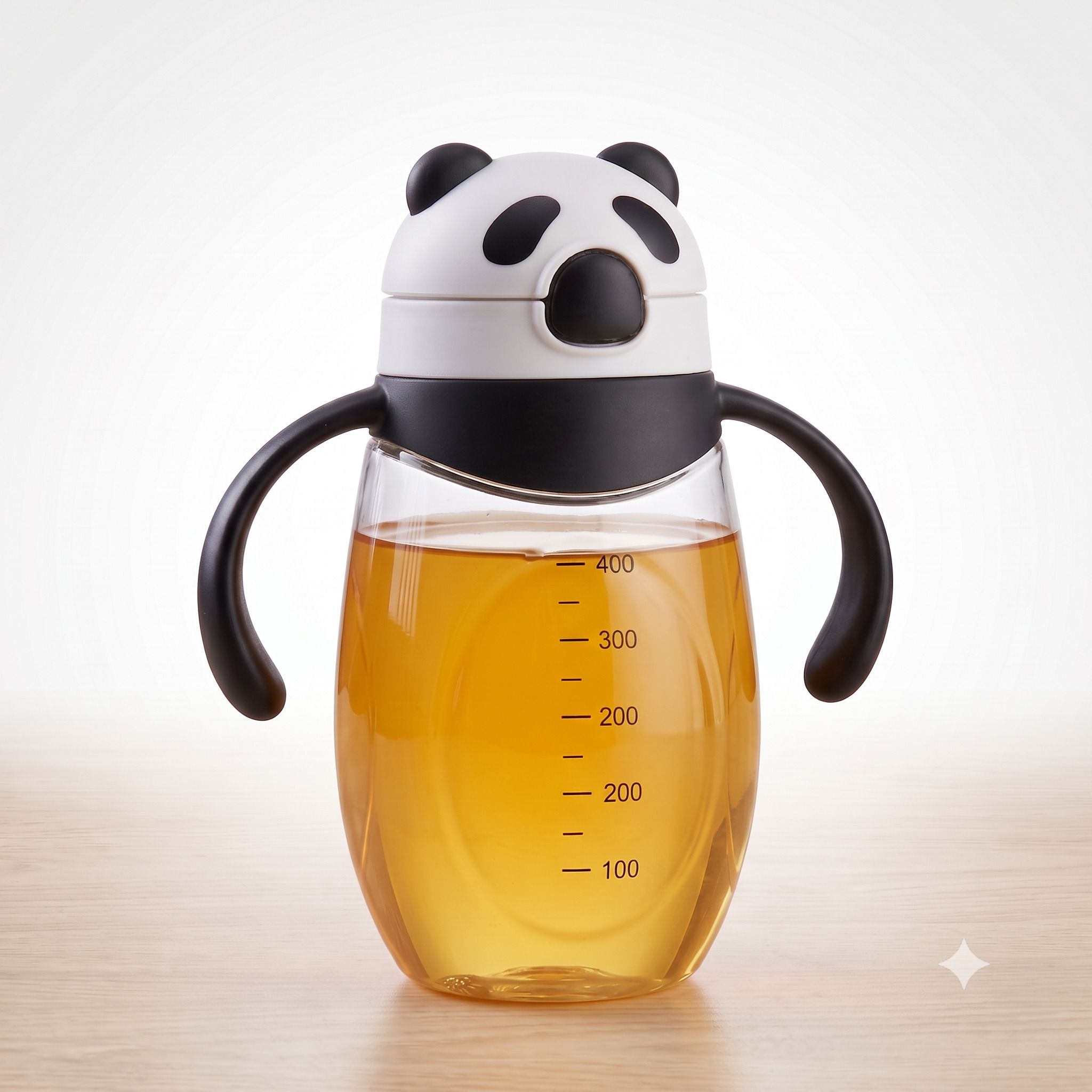 Eco-friendly Baby Water Bottle For Kids With Soft Silicone Straw-425ml (White)-image-39
