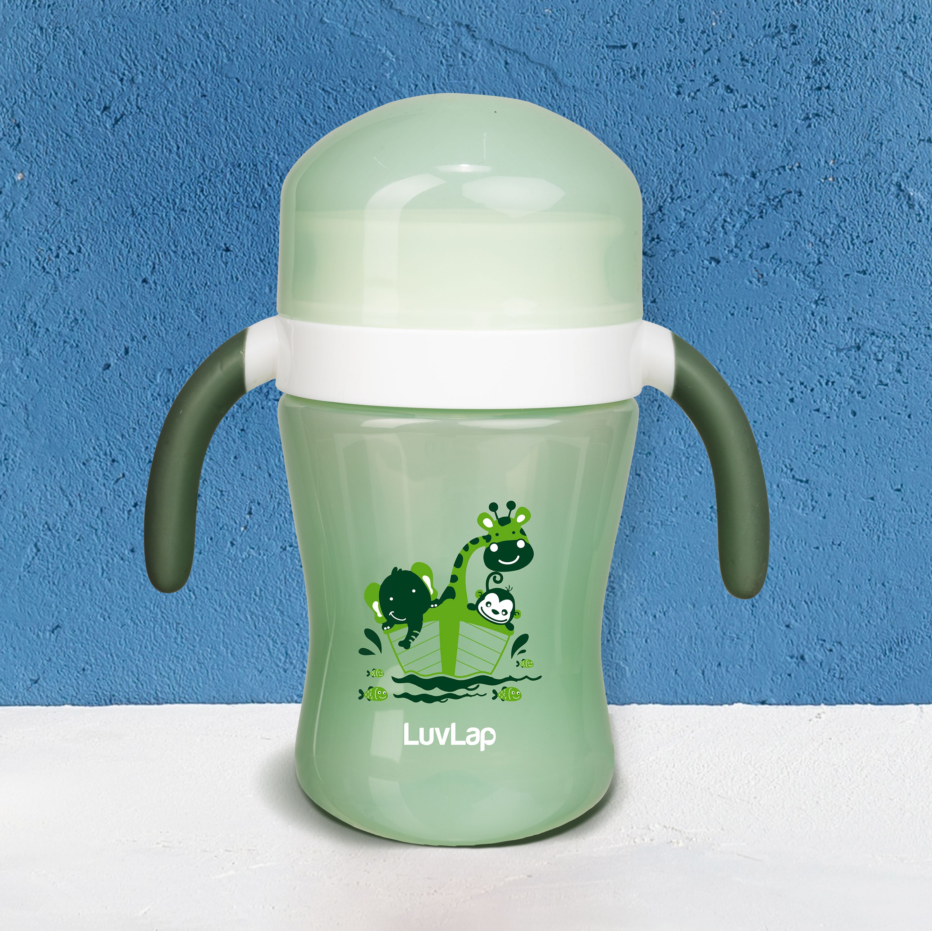 360° Soft Spout Baby Trainer Sipper, Dual handle Leakproof & spillproof, 240 Ml