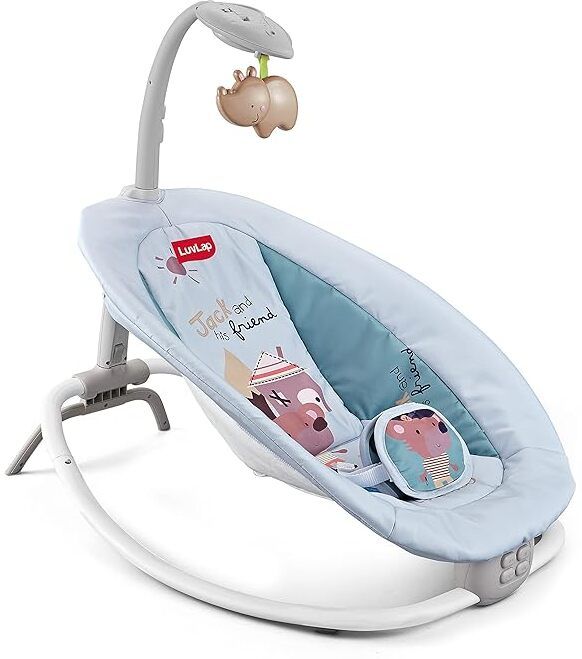 luvlap Joy-N-Giggles Motorized Baby Rocker with Vibration, Music & Remote Rocker and Bouncer-picture-16