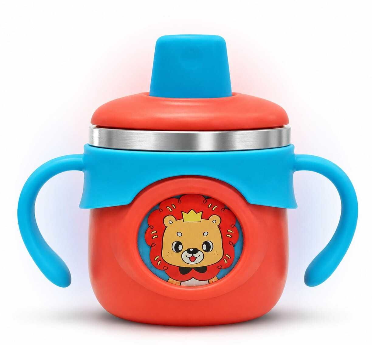 vidhun Baby Stainless Steel Sipper Cup with Straw & Dual Handles Leak Resistant-picture-23