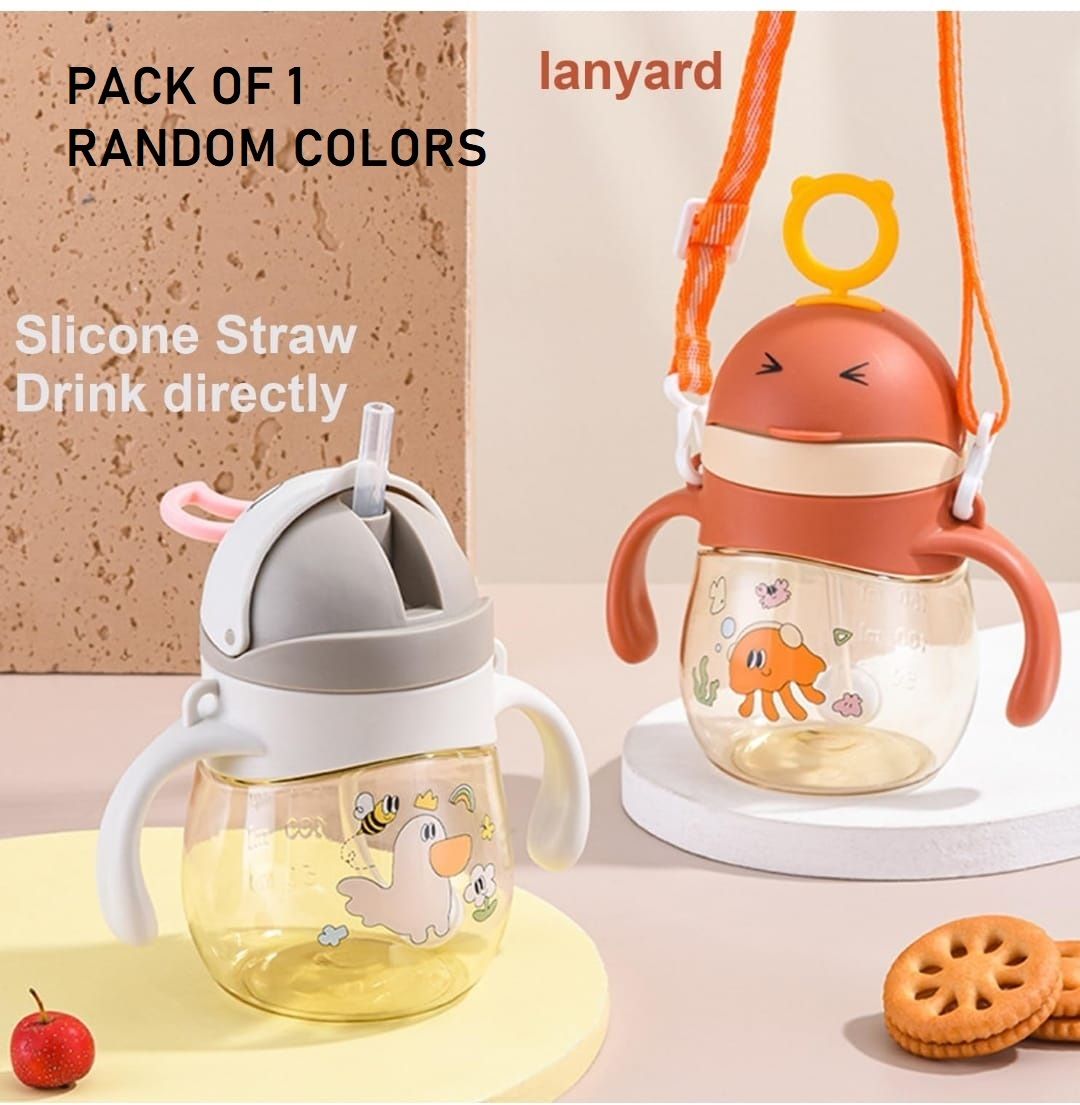 kiyaan Soft Silicone Straw Sipper Cup with Handle-picture-8