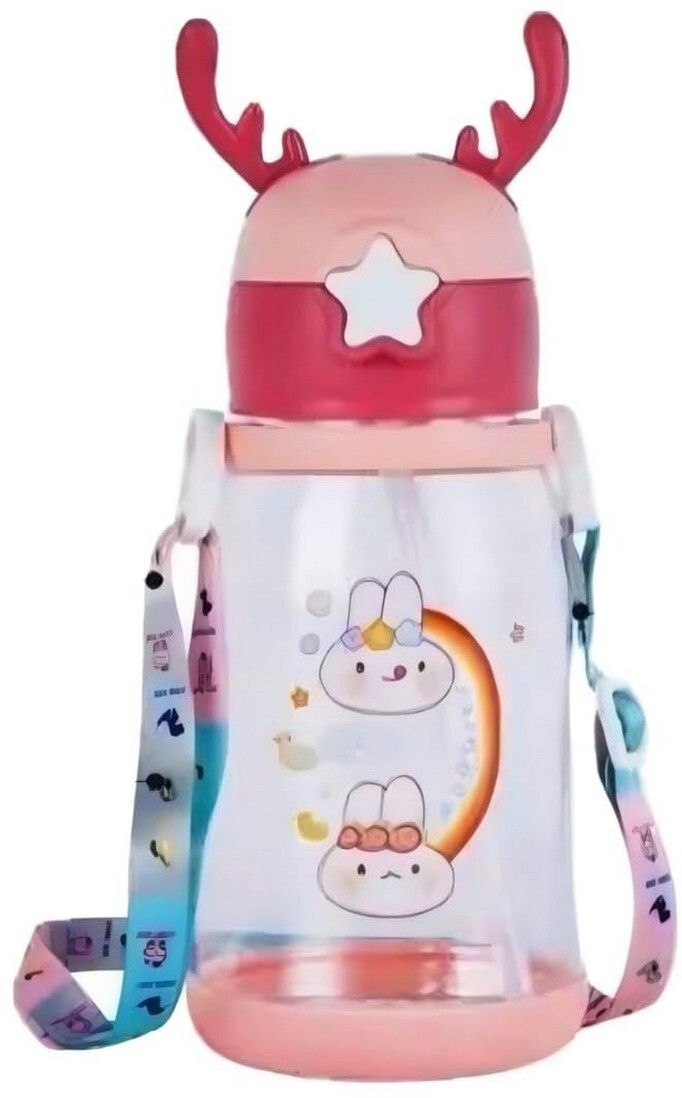 shree grb Little Joy Cartoon Baby Sipper Cup BPA-Free Flip Straw Lid and Handy Strap k110-picture-15