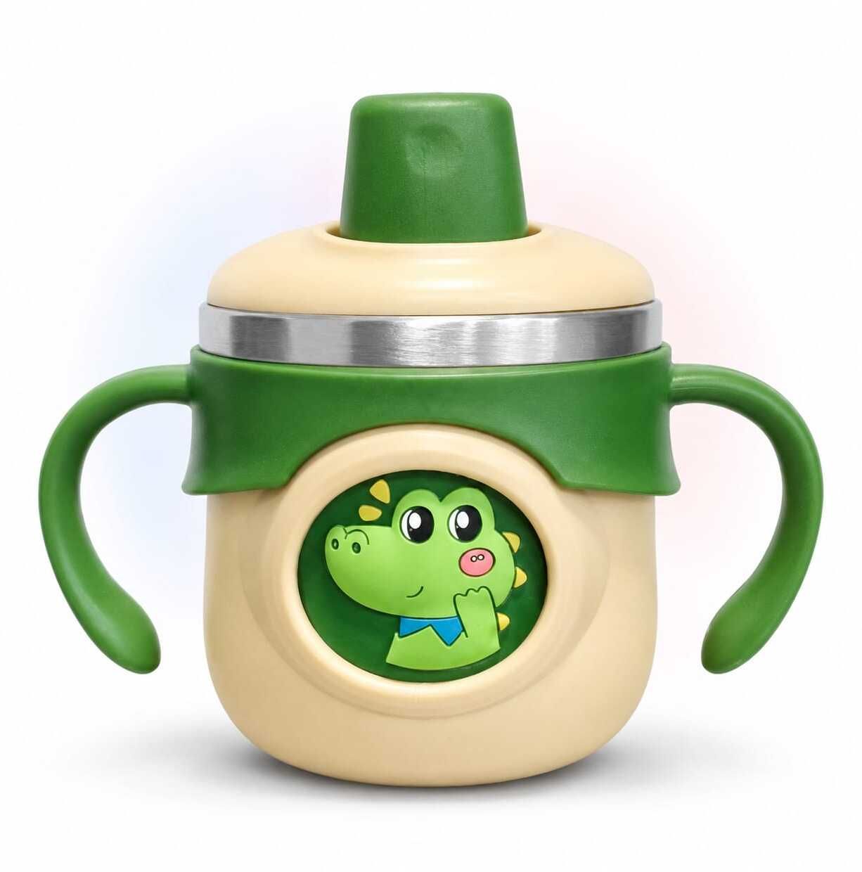 vidhun Baby Stainless Steel Sipper Cup with Straw & Dual Handles Leak Resistant-picture-39