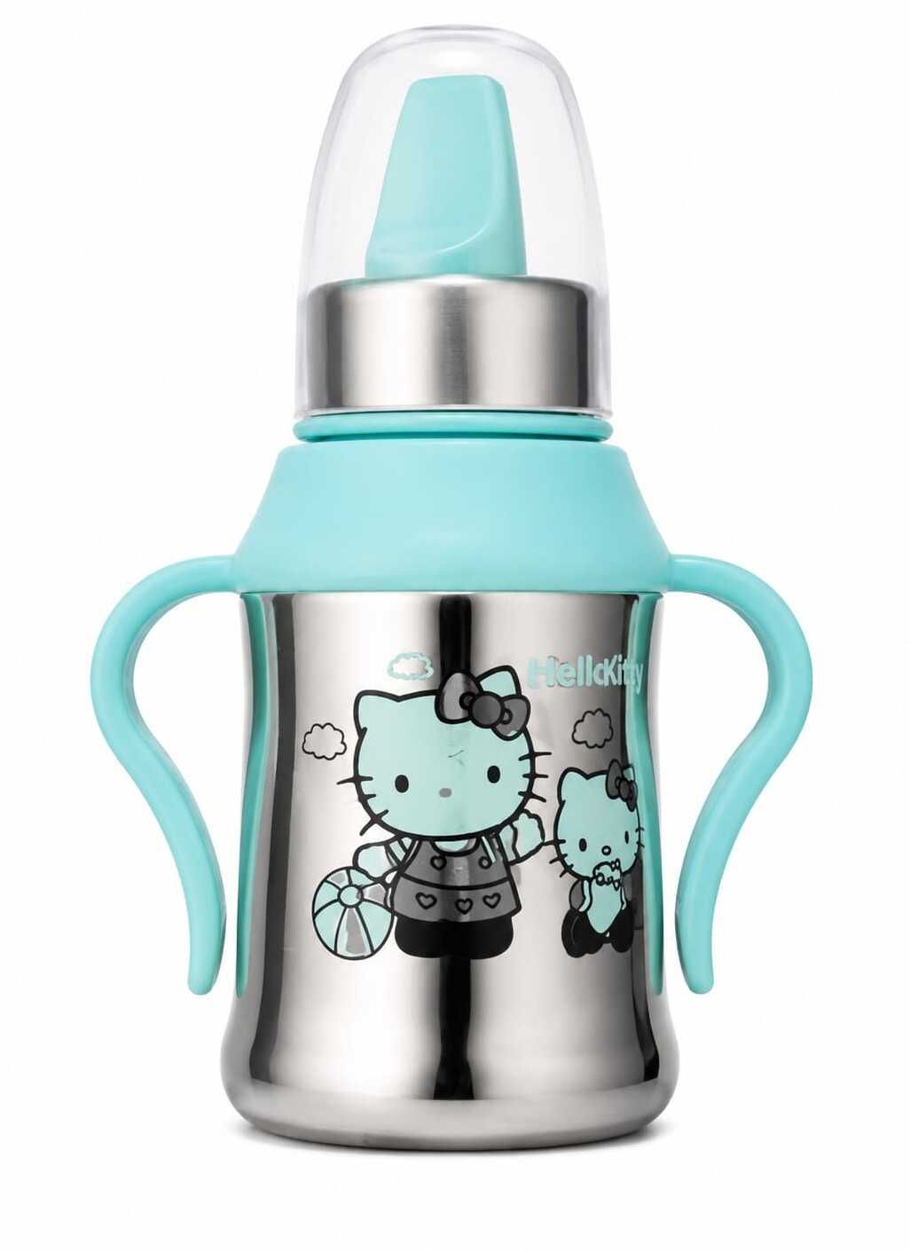 everkart Stainless Steel Baby Sipper Bottle with Handles Leak Proof 300 ml-picture-30