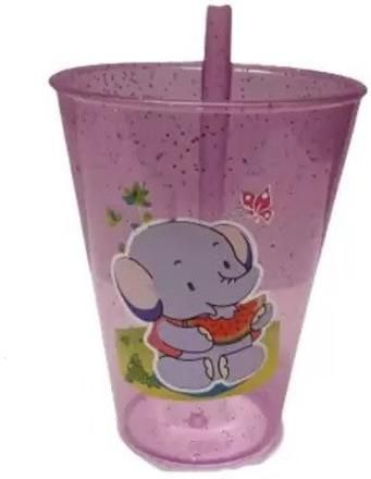 hurrio 1 pc Baby Sipper Glass For Kids Cartoon Print Sipper-picture-13
