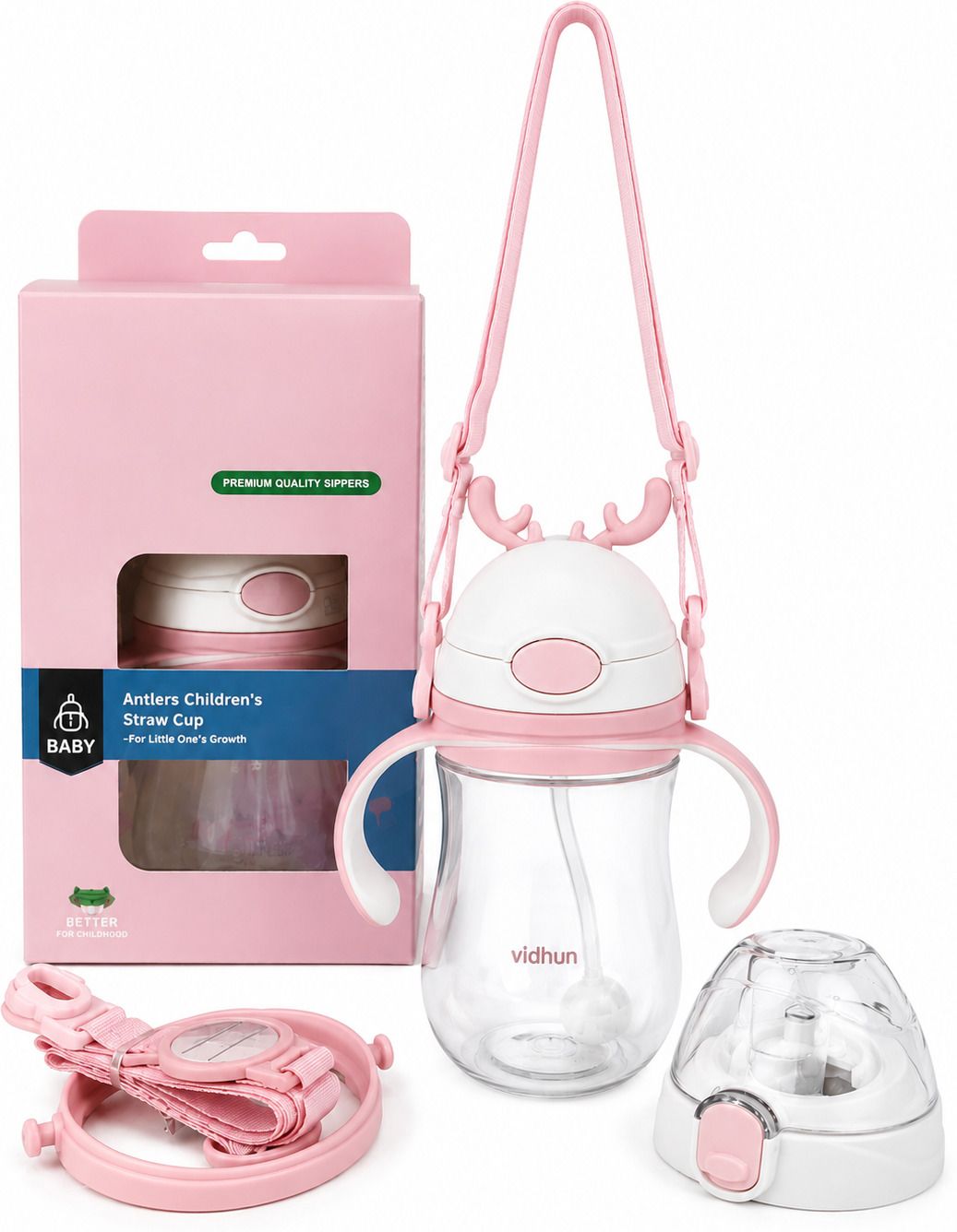 vidhun Toddler Water Bottle | Baby Straw Sipper | Leak Proof Cup-picture-18