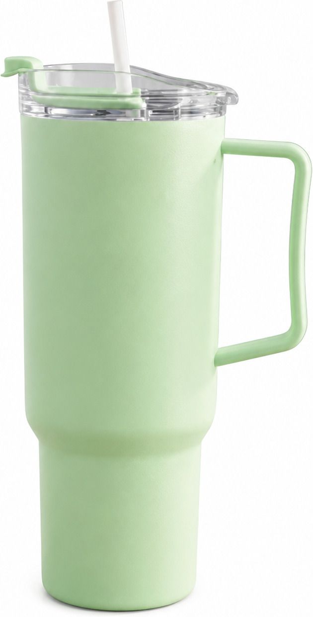 chahitu Tumbler with Handle and Straw Lid Double Insulated Cup Plastic Tumbler-picture-40