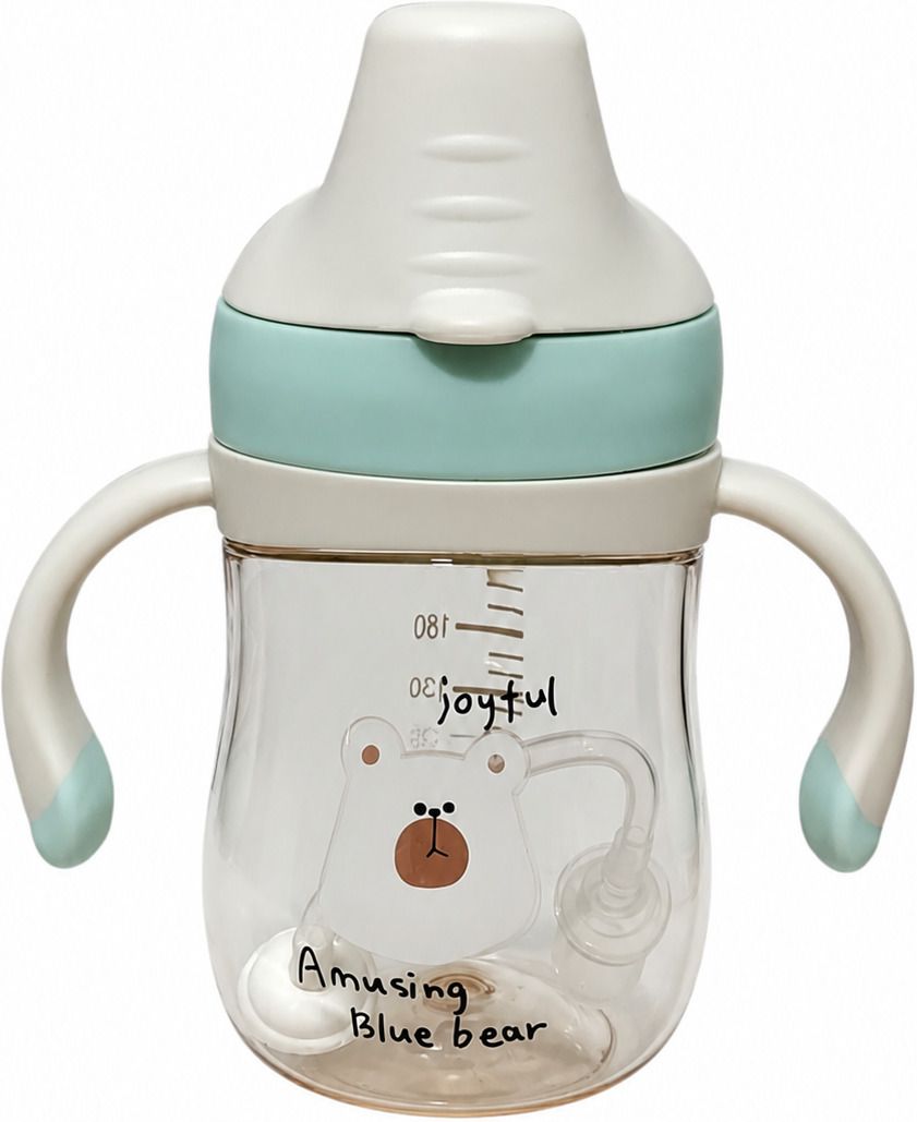 Premium BPA-Free Baby Sippy Cup 240ml, Dual Handle-image-43