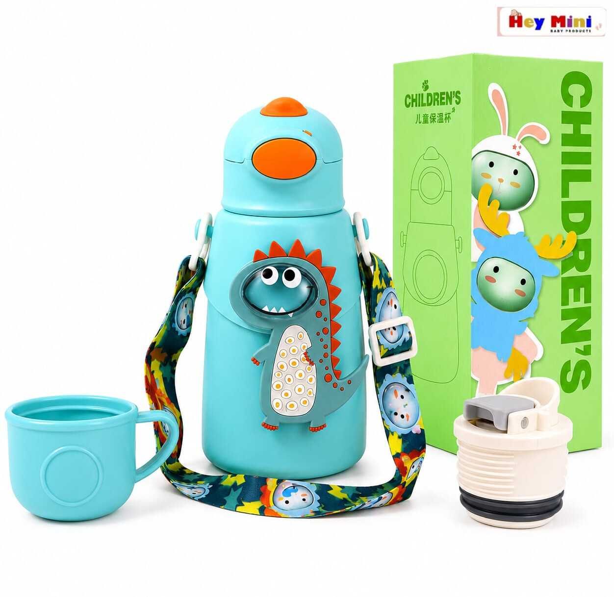 Kids Water Bottle with Straw- Leakproof & BPA- Free-image-21
