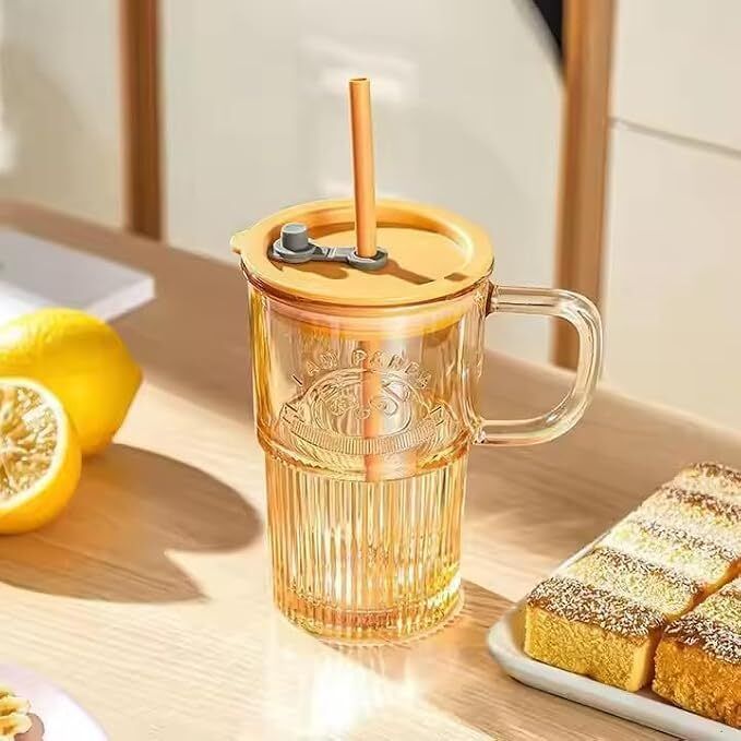 dealguru Panda Sipper Mug Straw Cup-picture-28
