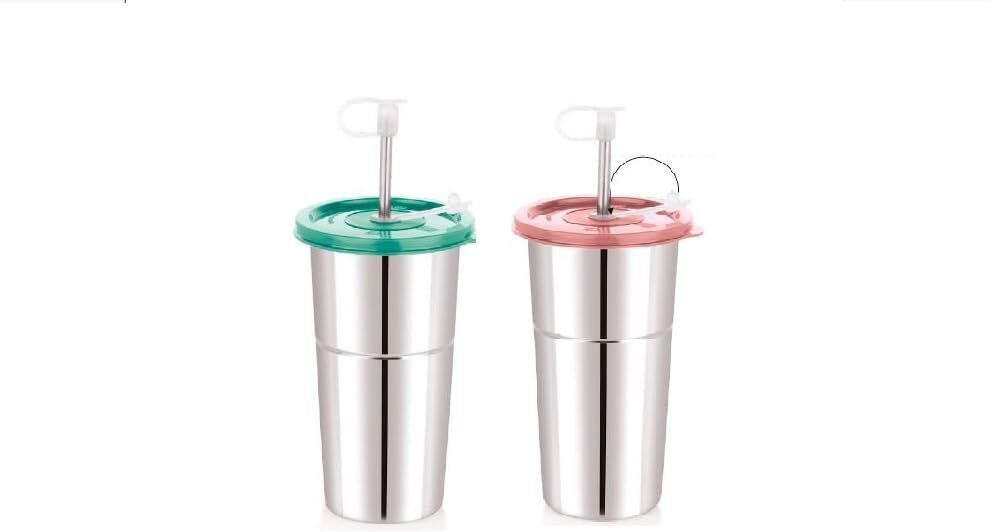 400 ML Stainless Steel Tumbler with Executive Lid, Straws with Brush-image-41