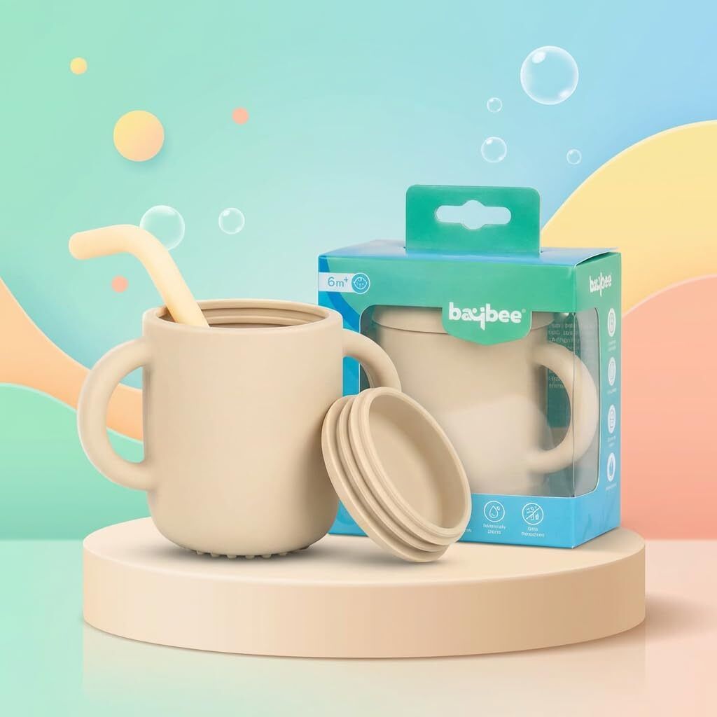 Sipper cup BPA free convertable for toddler kids , soft spout straw mug-image-31
