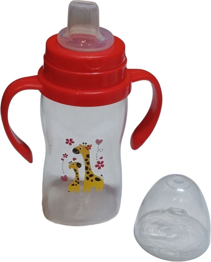 Giraffe Baby Training Sippy Cup, 150ml Leak-Proof Trainer Bottle with Easy-Grip-image-44