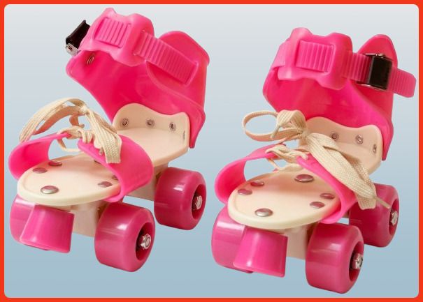 rakso Kids Unisex Quad Roller 4 Wheel Adjustable Skates Skating Shoes (6-15 Years Red) Quad Roller Adults Size 5 UK - 9 UK-picture-29