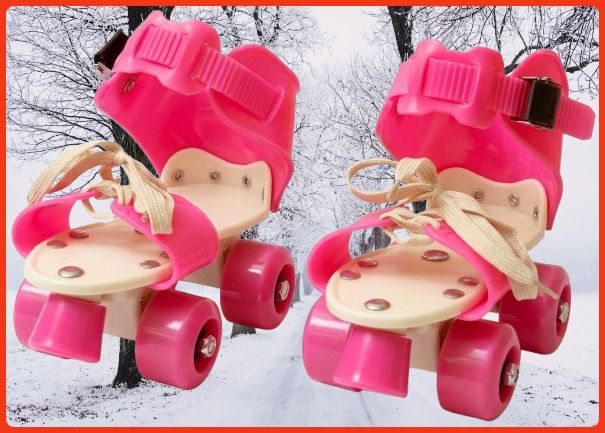rakso Kids Unisex Quad Roller 4 Wheel Adjustable Skates Skating Shoes (6-15 Years Red) Quad Roller Adults Size 5 UK - 9 UK-picture-28