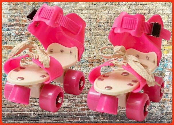 rakso Kids Unisex Quad Roller 4 Wheel Adjustable Skates Skating Shoes (6-15 Years Red) Quad Roller Adults Size 5 UK - 9 UK-picture-16