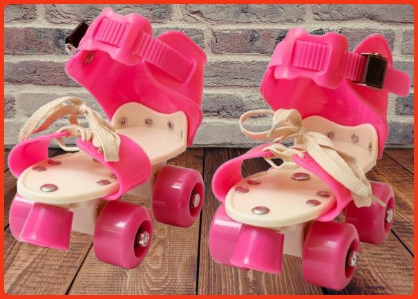 rakso Kids Unisex Quad Roller 4 Wheel Adjustable Skates Skating Shoes (6-15 Years Red) Quad Roller Adults Size 5 UK - 9 UK-picture-18
