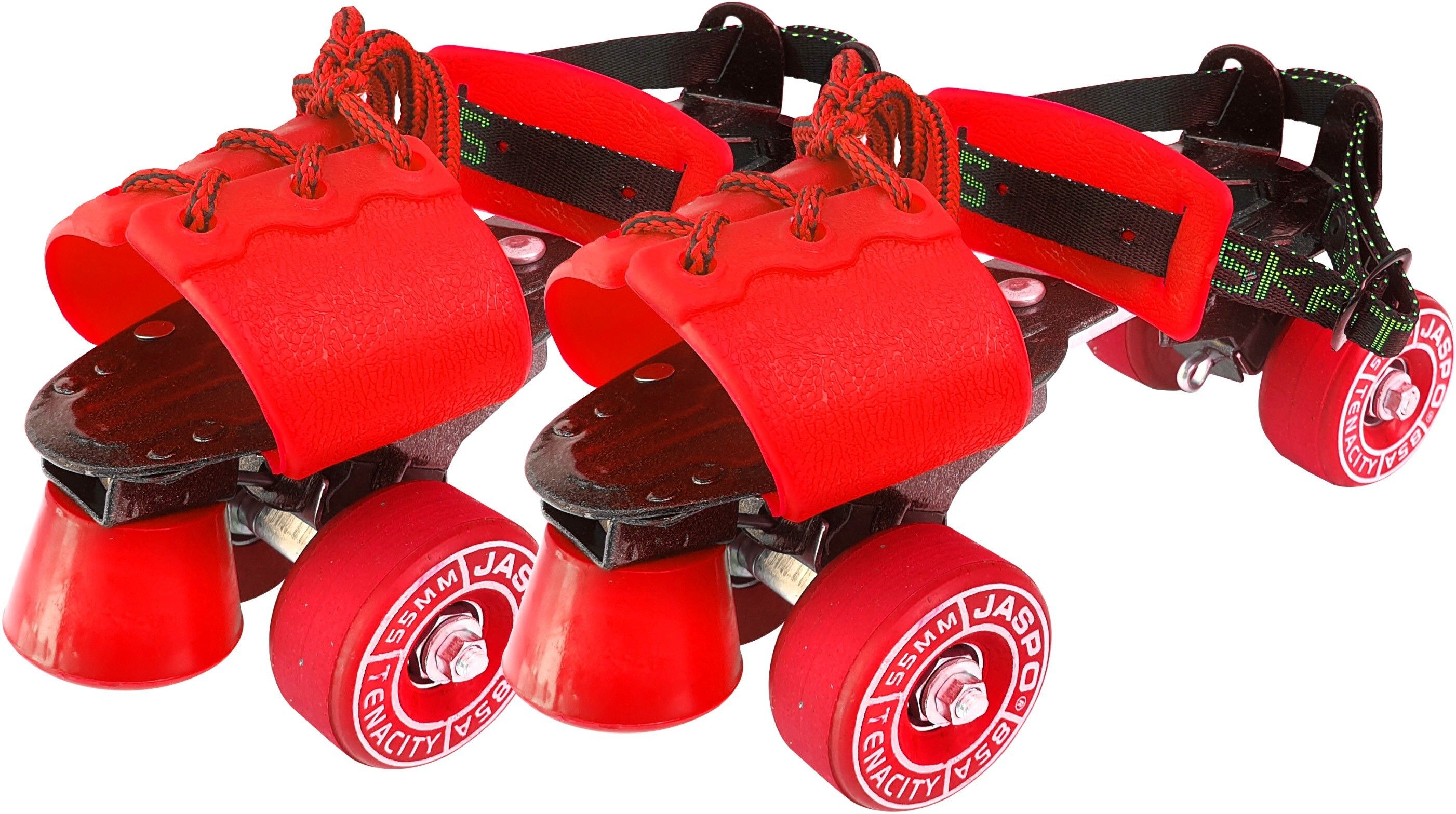 Tenacity Adjustable Rubber Wheel Skates for Senior (6-14 years) Quad Roller Kids Size 1 UK - 8 UK-image-6