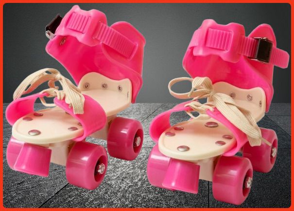 rakso Kids Unisex Quad Roller 4 Wheel Adjustable Skates Skating Shoes (6-15 Years Red) Quad Roller Adults Size 5 UK - 9 UK-picture-19