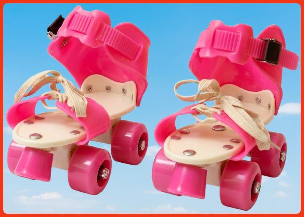 rakso Kids Unisex Quad Roller 4 Wheel Adjustable Skates Skating Shoes (6-15 Years Red) Quad Roller Adults Size 5 UK - 9 UK-picture-40