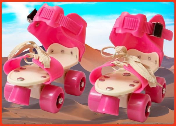 rakso Kids Unisex Quad Roller 4 Wheel Adjustable Skates Skating Shoes (6-15 Years Red) Quad Roller Adults Size 5 UK - 9 UK-picture-26