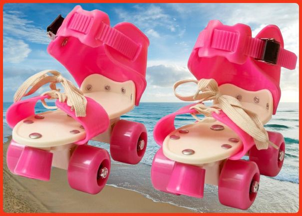 rakso Kids Unisex Quad Roller 4 Wheel Adjustable Skates Skating Shoes (6-15 Years Red) Quad Roller Adults Size 5 UK - 9 UK-picture-18