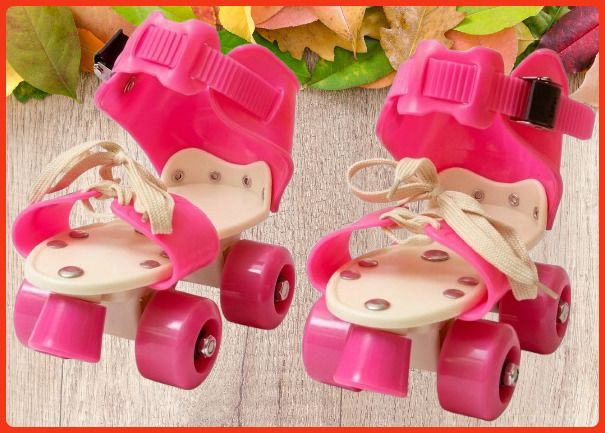 rakso Kids Unisex Quad Roller 4 Wheel Adjustable Skates Skating Shoes (6-15 Years Red) Quad Roller Adults Size 5 UK - 9 UK-picture-18