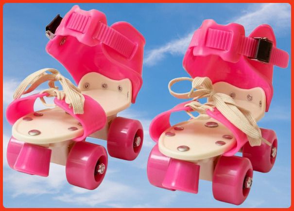 rakso Kids Unisex Quad Roller 4 Wheel Adjustable Skates Skating Shoes (6-15 Years Red) Quad Roller Adults Size 5 UK - 9 UK-picture-47