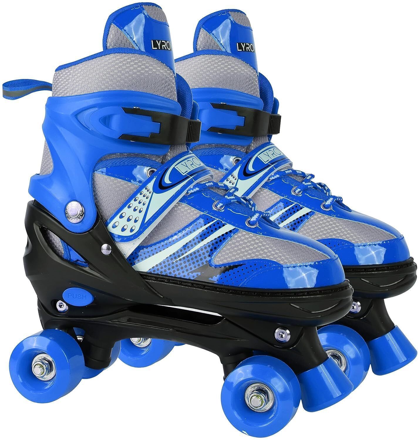 Scud X Trail Adjustable Quad Roller Skates with brake Wheels Quad Roller Skates - Size 6-9 UK-image-14