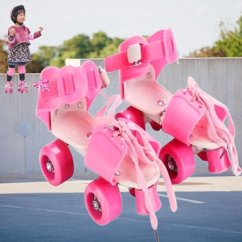 High roller skates skating adjustable wear on sports shoes for Girls And Boy AS2 In-line Skates - Size 7 UK-image-40