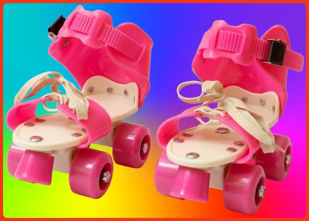 rakso Kids Unisex Quad Roller 4 Wheel Adjustable Skates Skating Shoes (6-15 Years Red) Quad Roller Adults Size 5 UK - 9 UK-picture-10