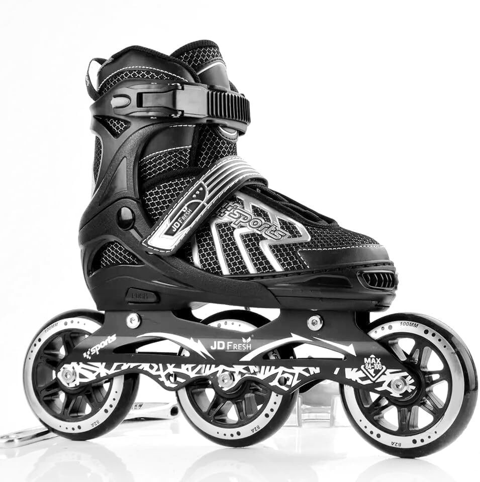 trendler 4 Wheel Skating with kit for Kids Quad Roller Skates - Size Free UK image 1