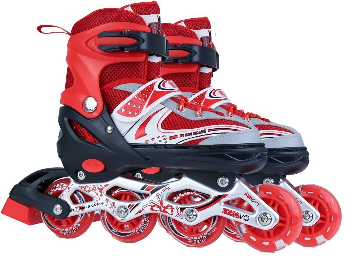 milito High quality Skating in-line have different size with PU LED wheel In-line Skates - Size Medium UK image 1