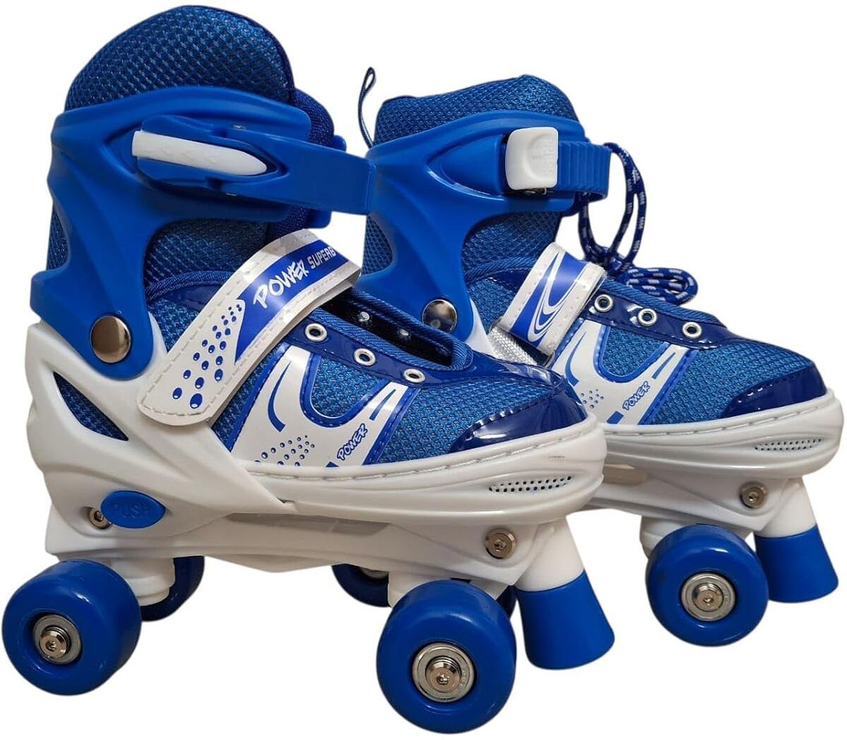 Running Shoe ROLLER Skates Skatings Shoes For kids Skat - Size 6-9 UK (BLUE) Quad Roller Skates - Size 6-9 UK-image-23