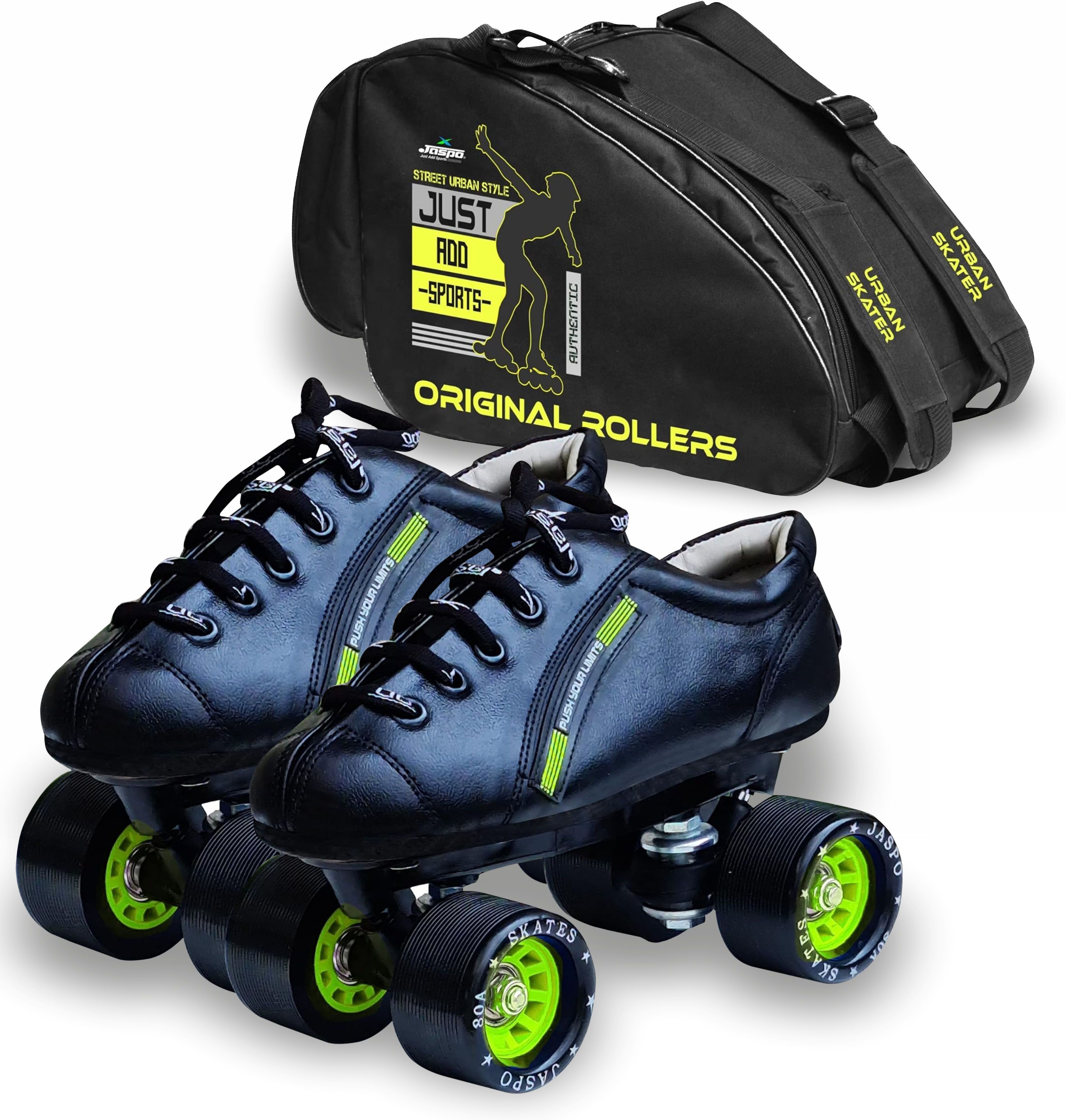Sprint Pro 10 Quad Shoes Fixed Body Roller Skates Approximate Beginners(22.9 cm) Shoe Skates - Size 3 UK-image-20