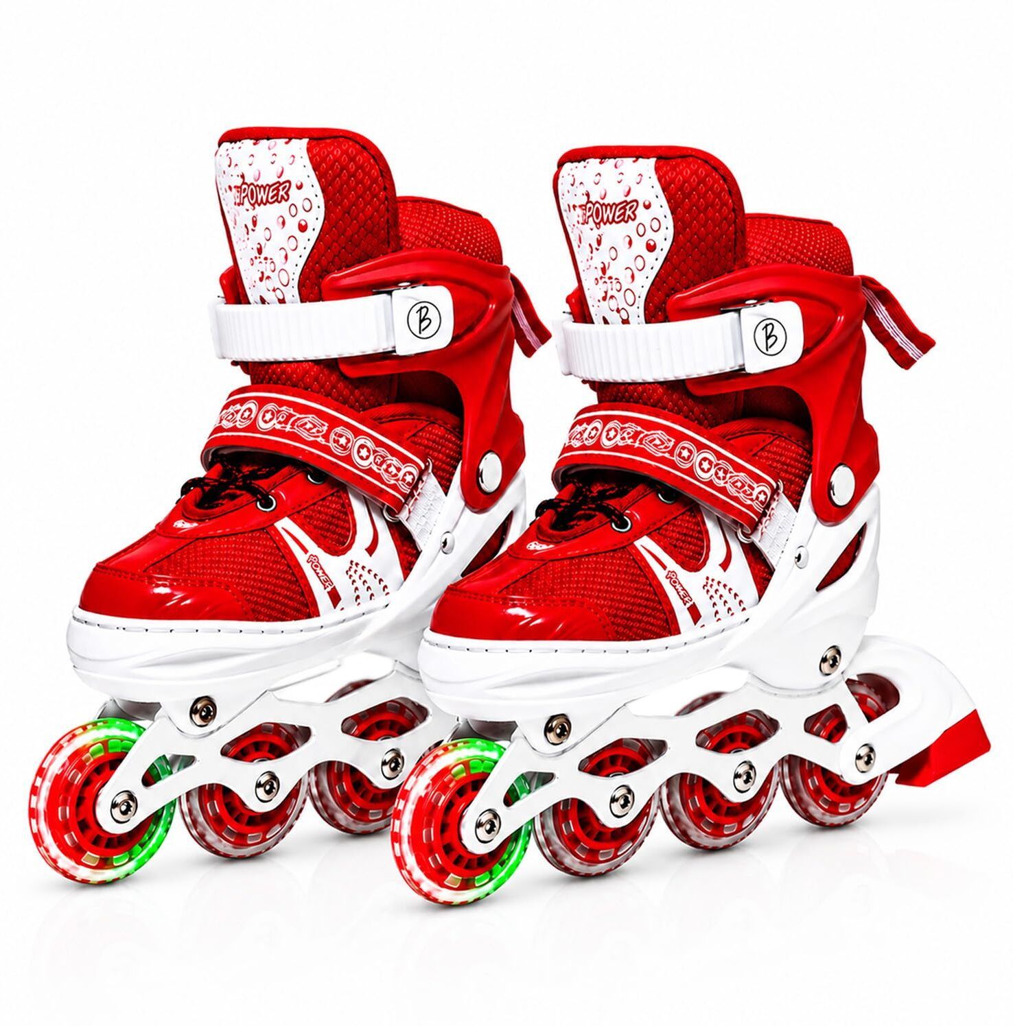 btag Kids Inline Skates with 4 Wheels | Comfortable & Durable Shoes | Size 3–5 UK In-line Kids Size 3 UK - 5 UK-picture-5