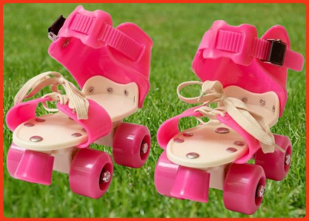 rakso Kids Unisex Quad Roller 4 Wheel Adjustable Skates Skating Shoes (6-15 Years Red) Quad Roller Adults Size 5 UK - 9 UK-picture-16