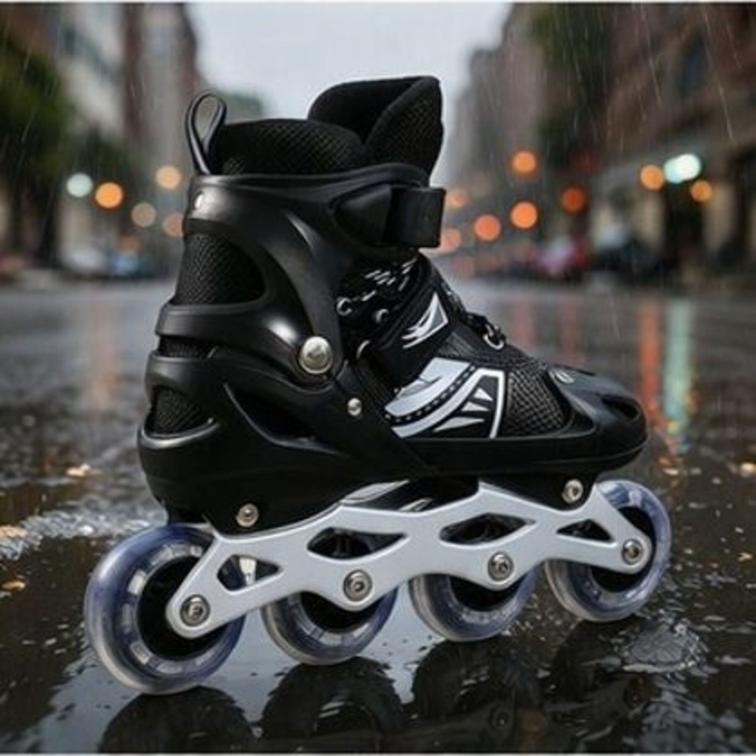Adjustable Sports Roller Skating Shoes for Kids with In-line Adults, Kids-image-32