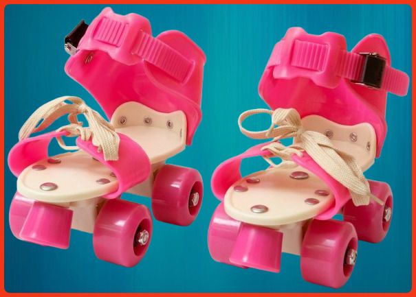 rakso Kids Unisex Quad Roller 4 Wheel Adjustable Skates Skating Shoes (6-15 Years Red) Quad Roller Adults Size 5 UK - 9 UK-picture-8