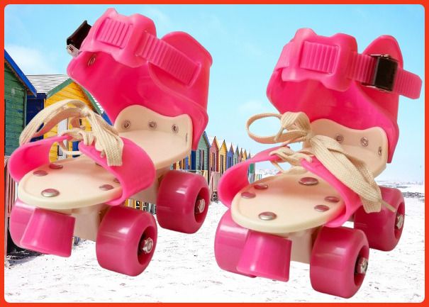 rakso Kids Unisex Quad Roller 4 Wheel Adjustable Skates Skating Shoes (6-15 Years Red) Quad Roller Adults Size 5 UK - 9 UK-picture-38