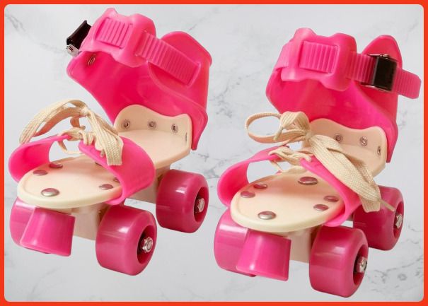 rakso Kids Unisex Quad Roller 4 Wheel Adjustable Skates Skating Shoes (6-15 Years Red) Quad Roller Adults Size 5 UK - 9 UK-picture-31