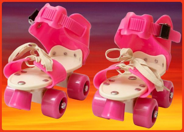 rakso Kids Unisex Quad Roller 4 Wheel Adjustable Skates Skating Shoes (6-15 Years Red) Quad Roller Adults Size 5 UK - 9 UK-picture-31