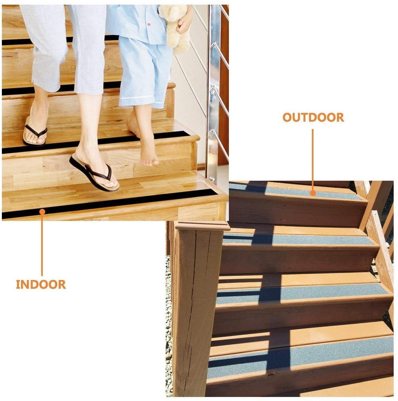 Anti-Skid Safety Tape for Stairs High Traction Non-Slip Adhesive Grip Indoor Rug Pad-image-45