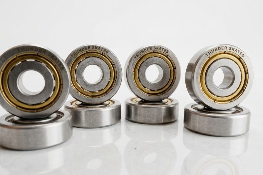 THUNDER SKATES Swiss gold Overlap quad roller skate Bearing 7mm axle 627 Bearing-image-15