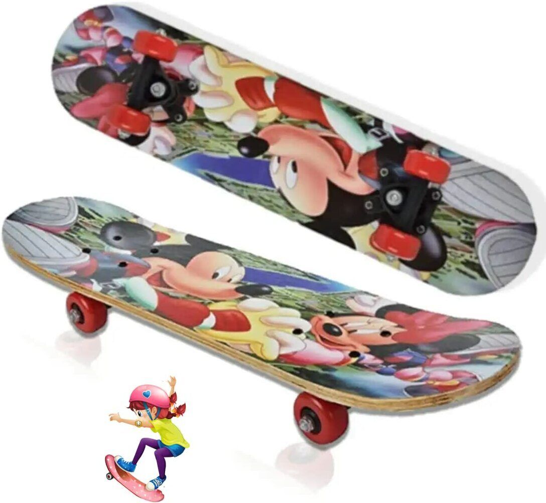 s.v.enterprises 24 inch x 6 inch Special Wooden Strong Cartoon Character Printed Motorized Skateboard-picture-22