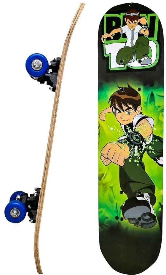 Portable Handheld Skateboard, 22" Light Flashing 4 Wheels Skate Boards 6 inch x 24 inch Skateboard-image-46
