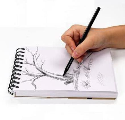 krashtic A5 Sketch Book for Drawing and Sketching 140 GSM Ivory Sheet For Artist Set of 1 Sketch Pad image 1