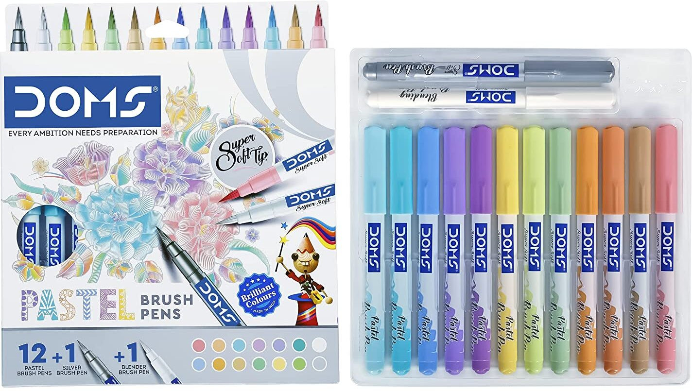 doms Pastel Brush Nib Sketch Pen image 1