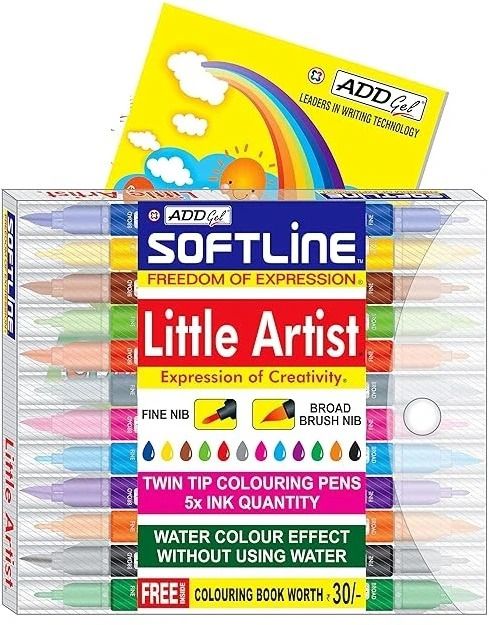 Add Gel Little Artist Twin Tip Brush Pen Nib Sketch Pen-picture-24