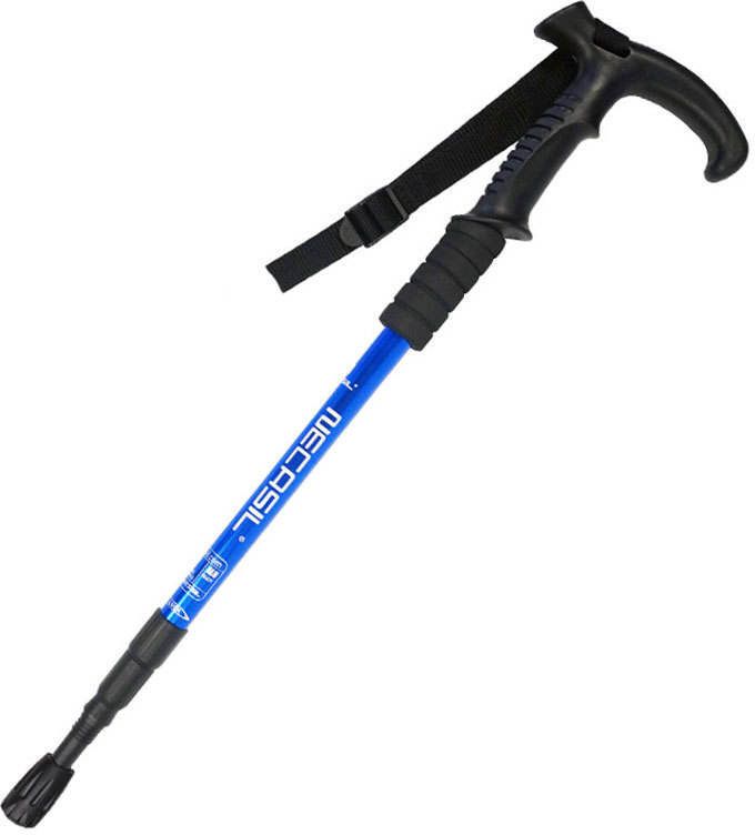 Black Adjustable Nonslip Universal Mountain Strap Sturdy Travel Adults Trekking Nordic Skiing Poles